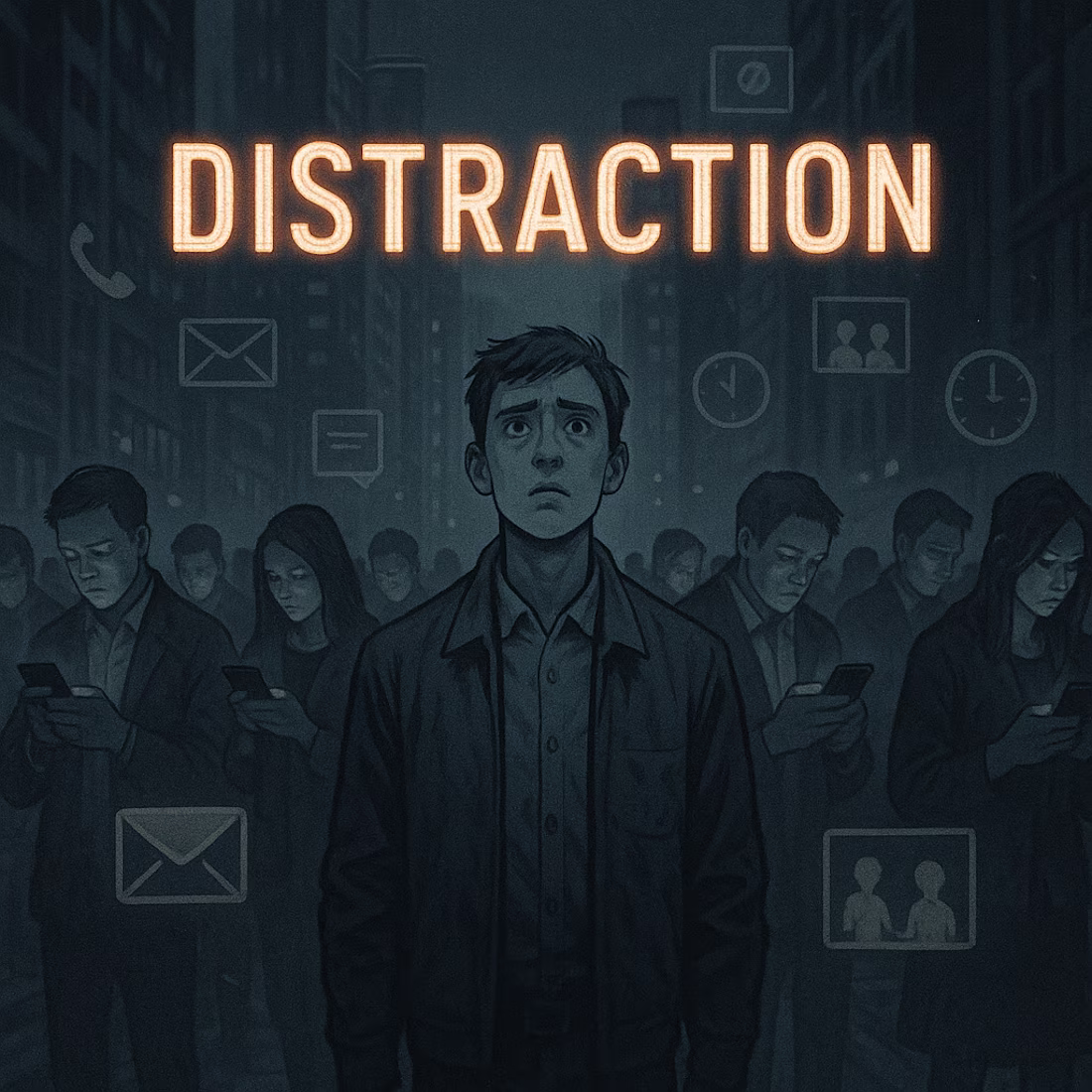 Cover image for Hooked on Distraction: Breaking Free from the Cycle