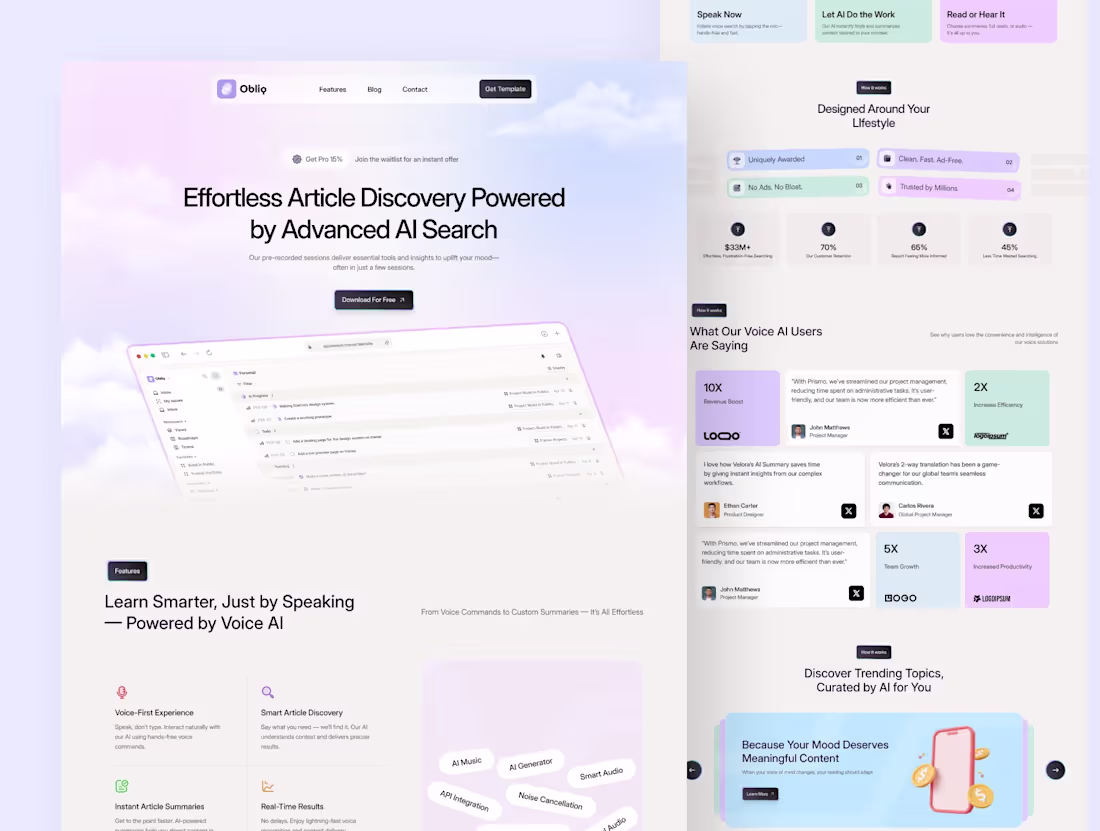Cover image for Voice AI Landing Page