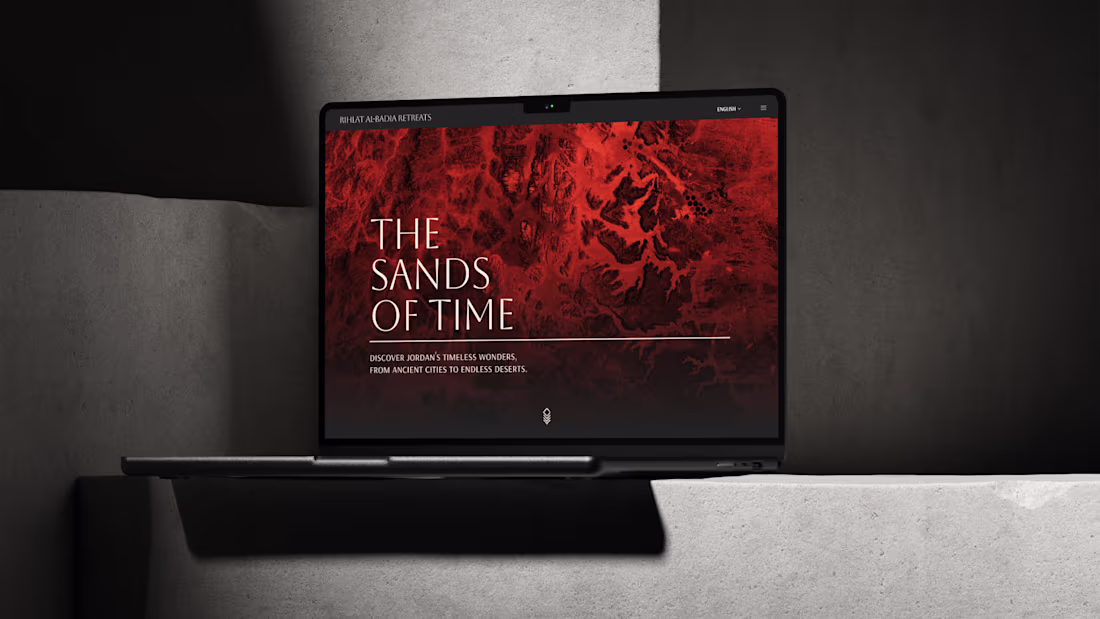 Cover image for The red sands of Jordan inspire the concept and design for R...