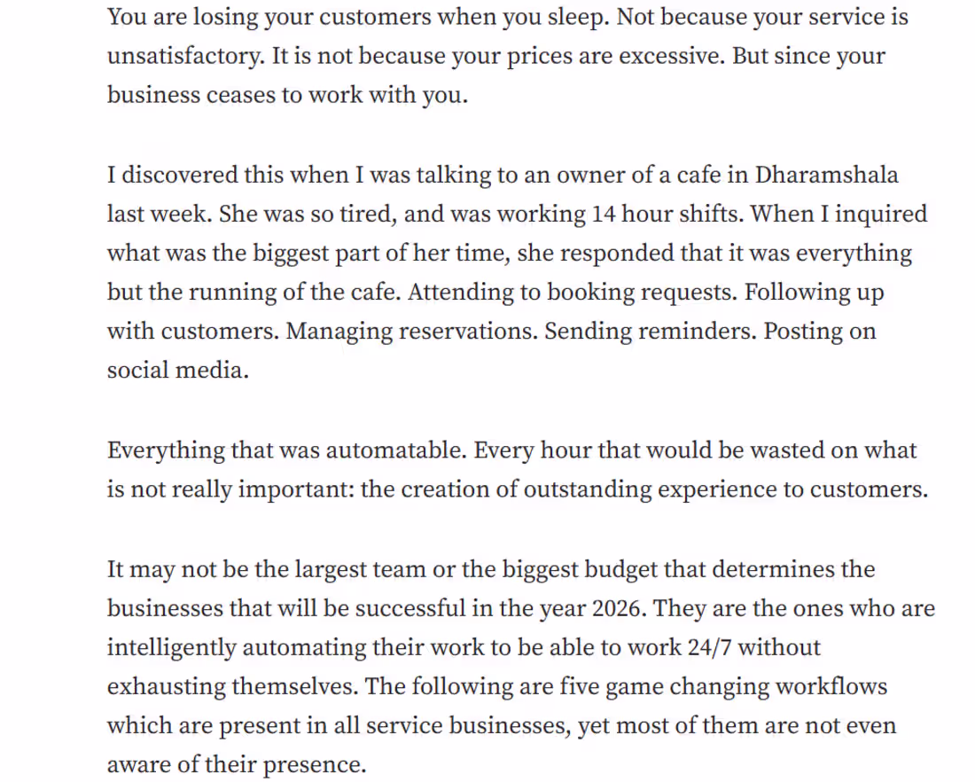 Cover image for 5 AI Automation Workflows Every Service Business Needs (But ...