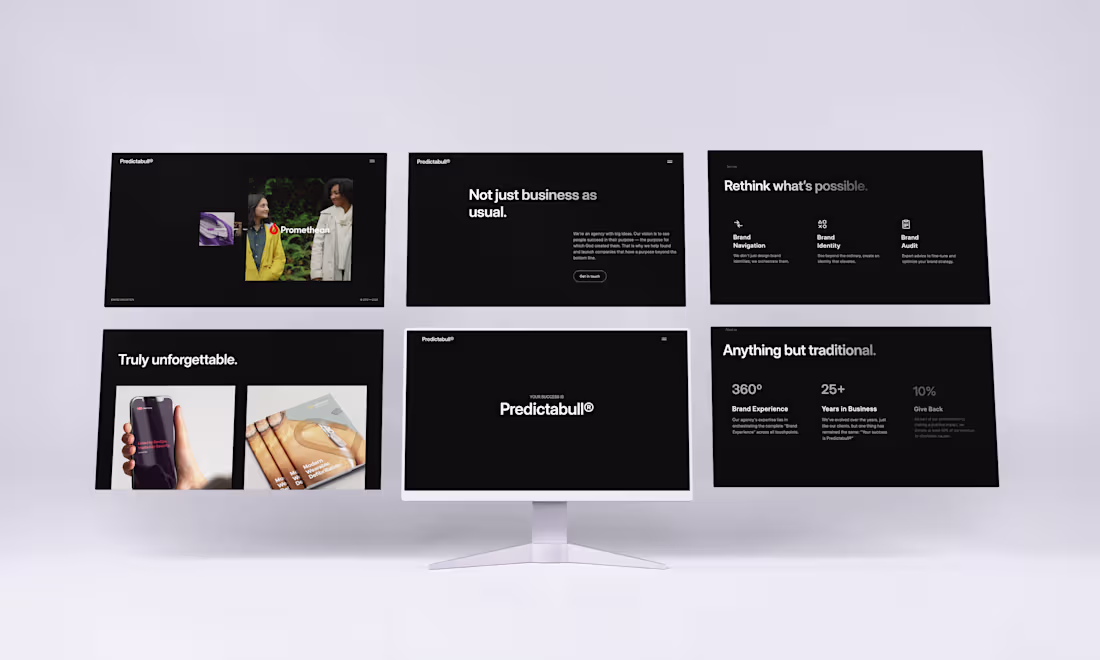 Cover image for Predictabull - Web Design