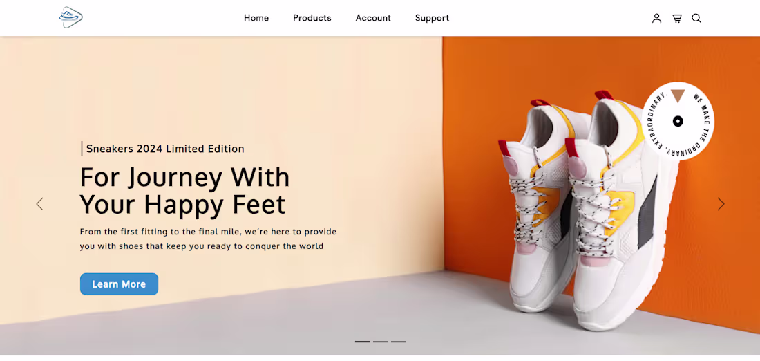 Cover image for 👟 Shoe E-Commerce Website Design & Development