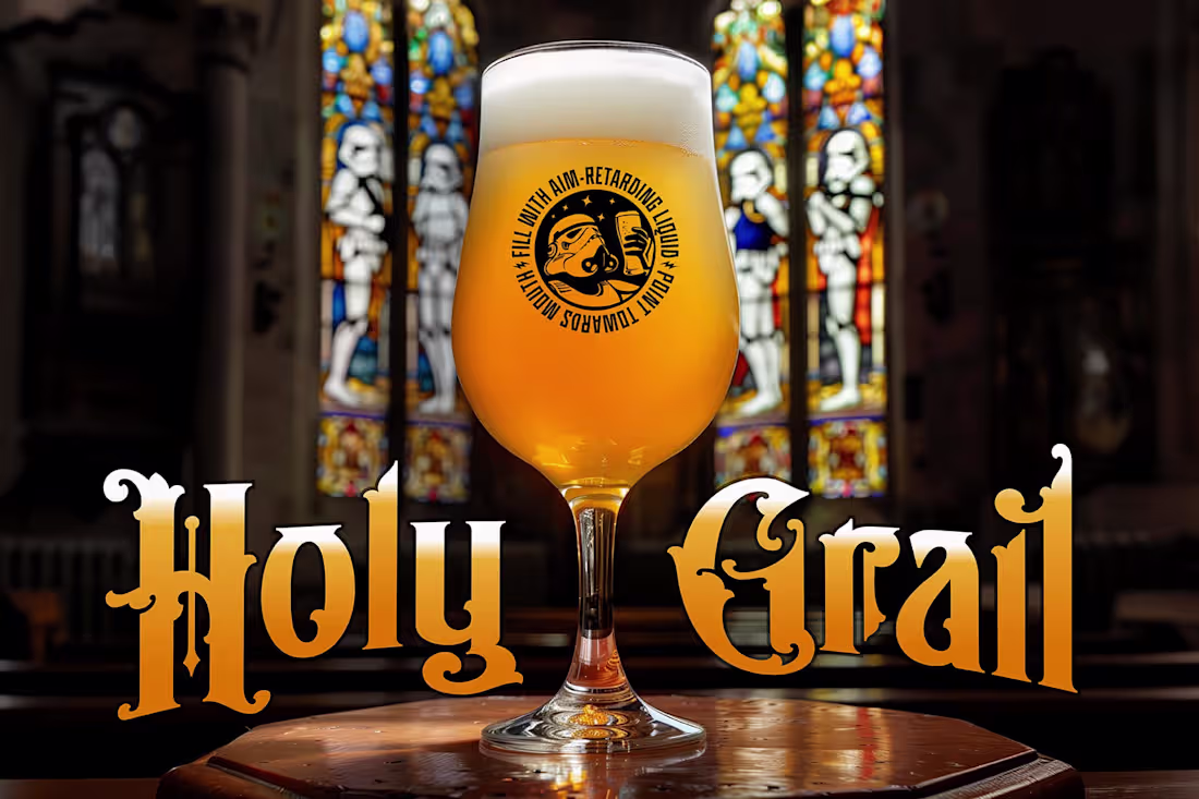 Cover image for Social media post for Original Stormtrooper Beer. Created us...