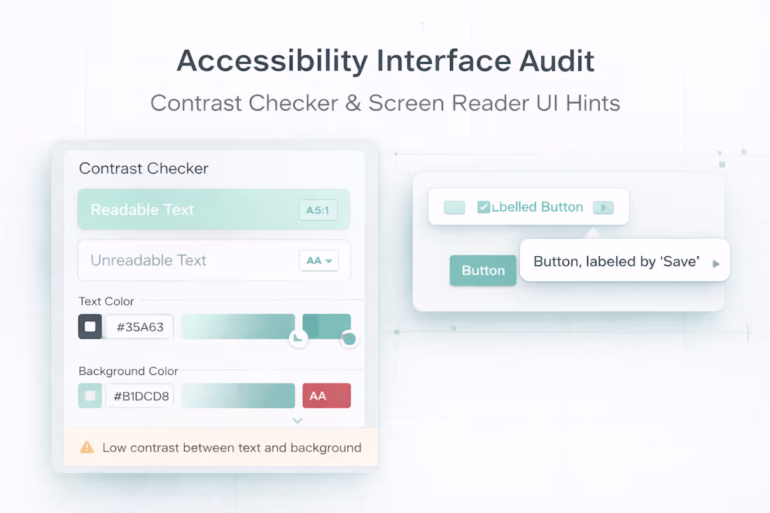 Cover image for WCAG Accessibility Audit & Fixes (Code Included)