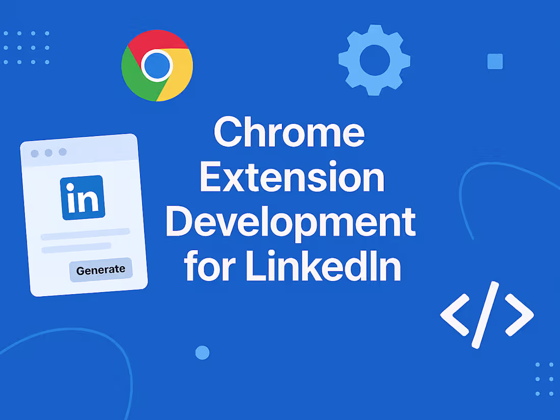 Cover image for Chrome Extension Developer | RozmeriGPT Smart LinkedIn Assistant