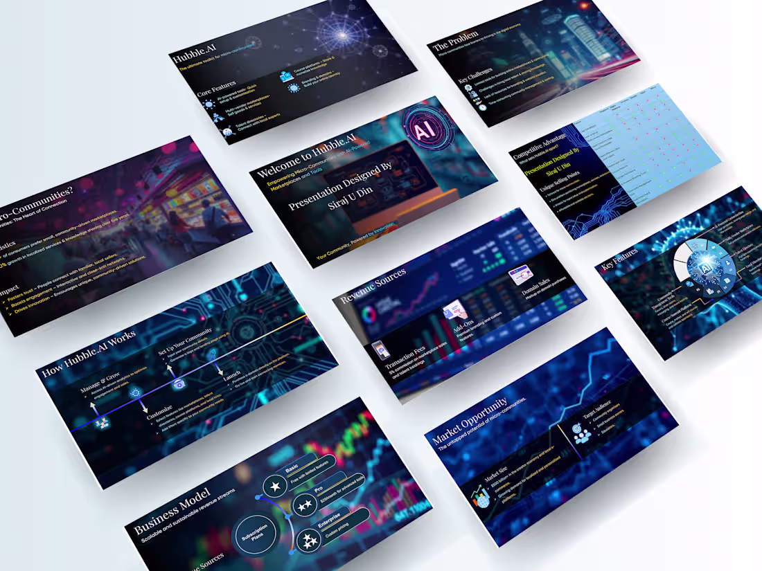 Cover image for Pitch Deck & Presentation Design Expert