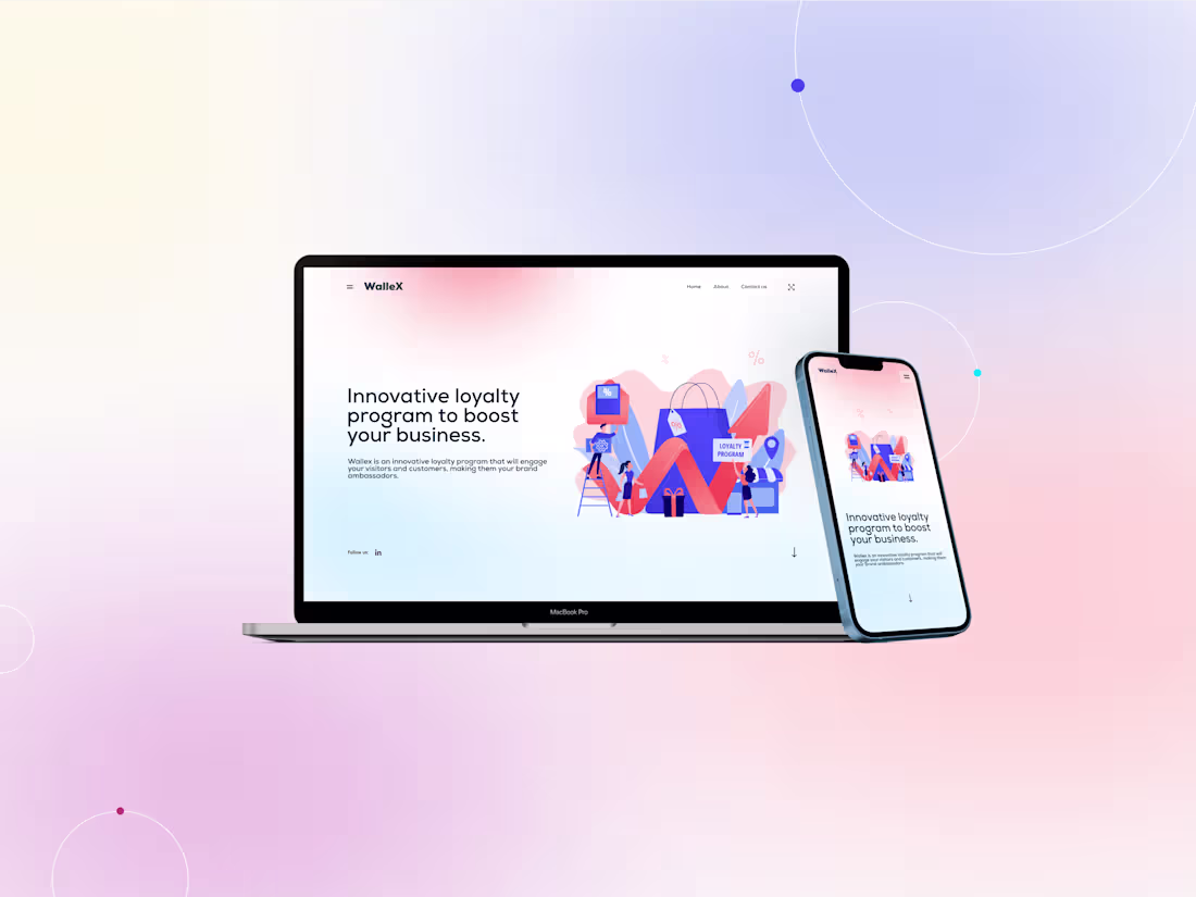 Cover image for Wallex - Website UI 🖥️
