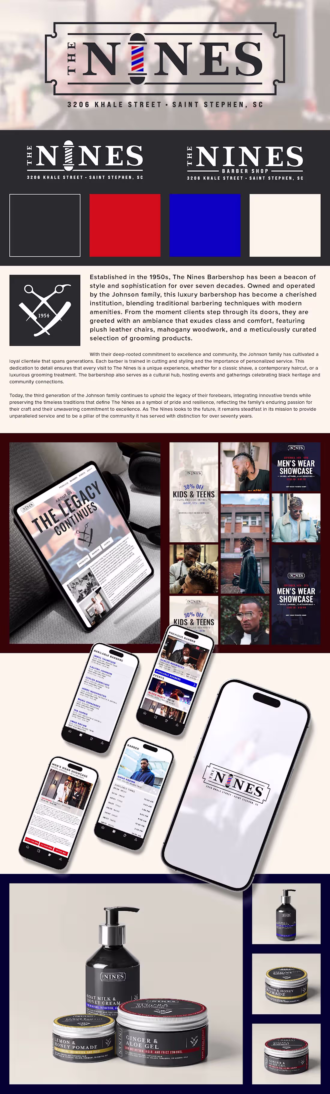 Cover image for The Nines Barbershop