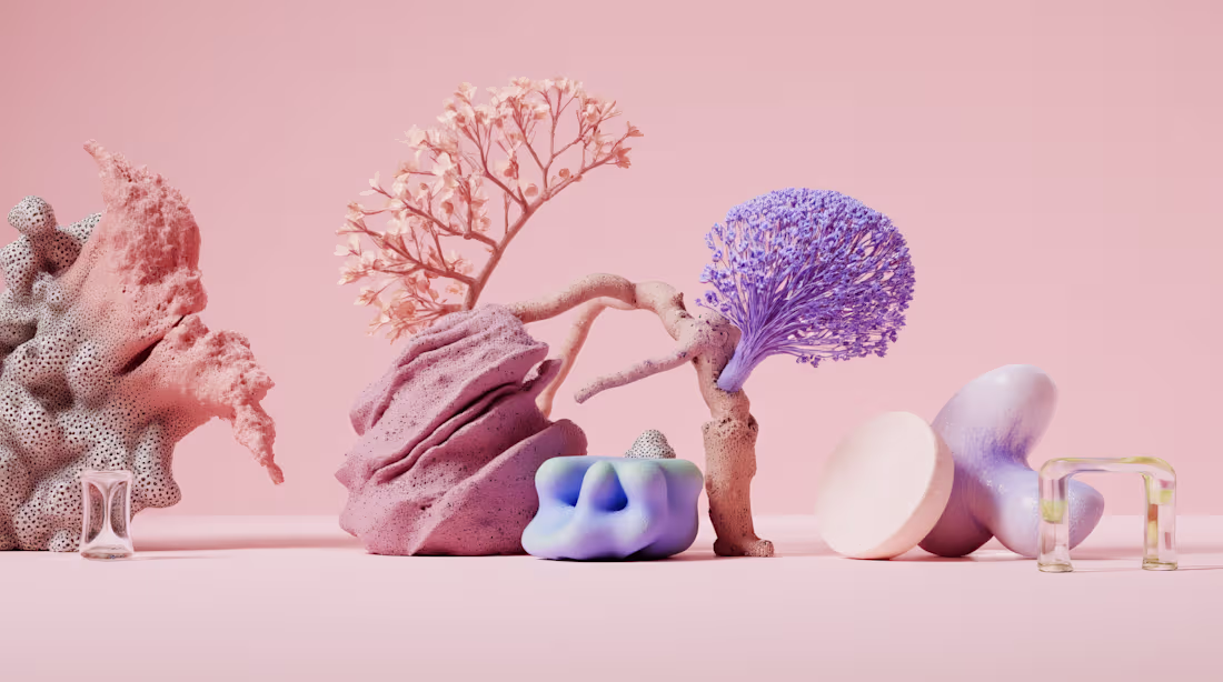 Cover image for Exploring abstract shapes inside Krea.