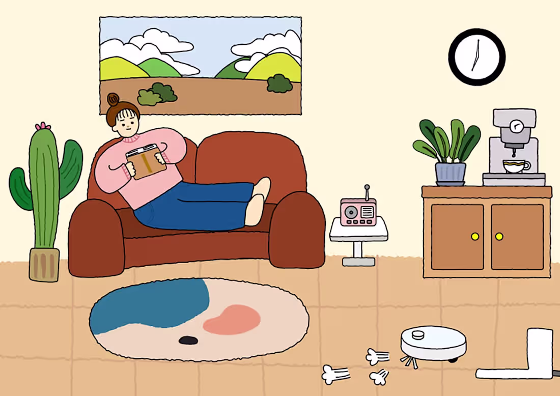 Cover image for Warm house and appliance illustration