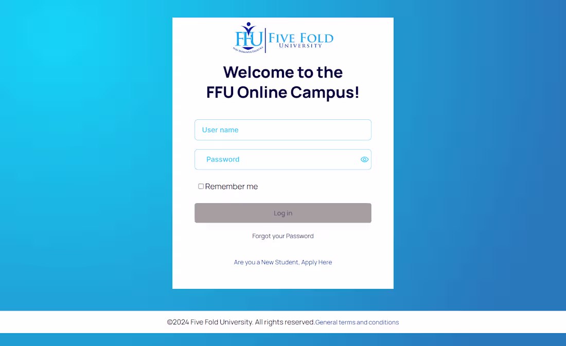 Cover image for Fivefold University