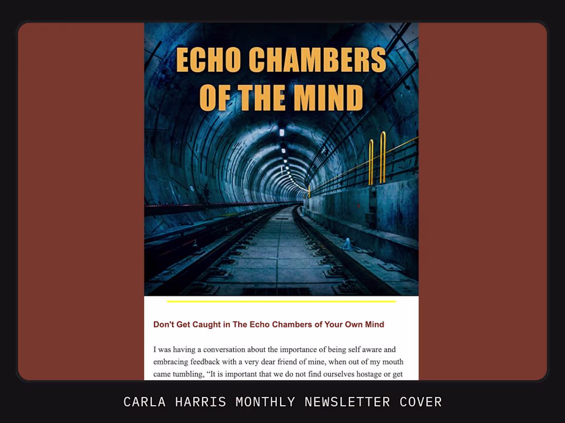 Cover image for Carla Harris — Newsletter Design