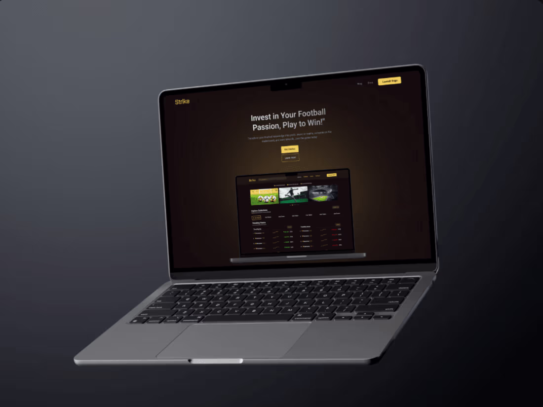 Cover image for Strike • Web Application Design