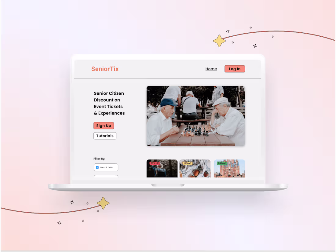 Cover image for SeniorTix Redesign Case Study