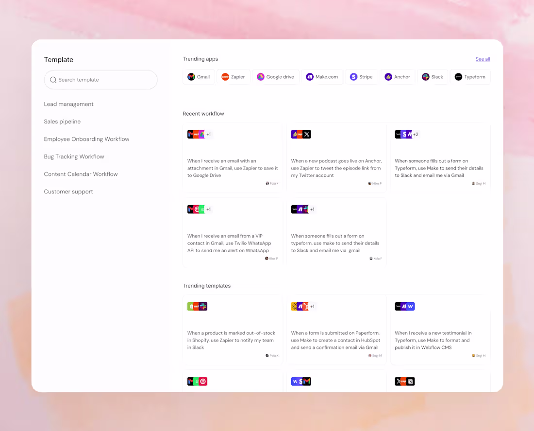 Cover image for Automation Workflow Interface Design