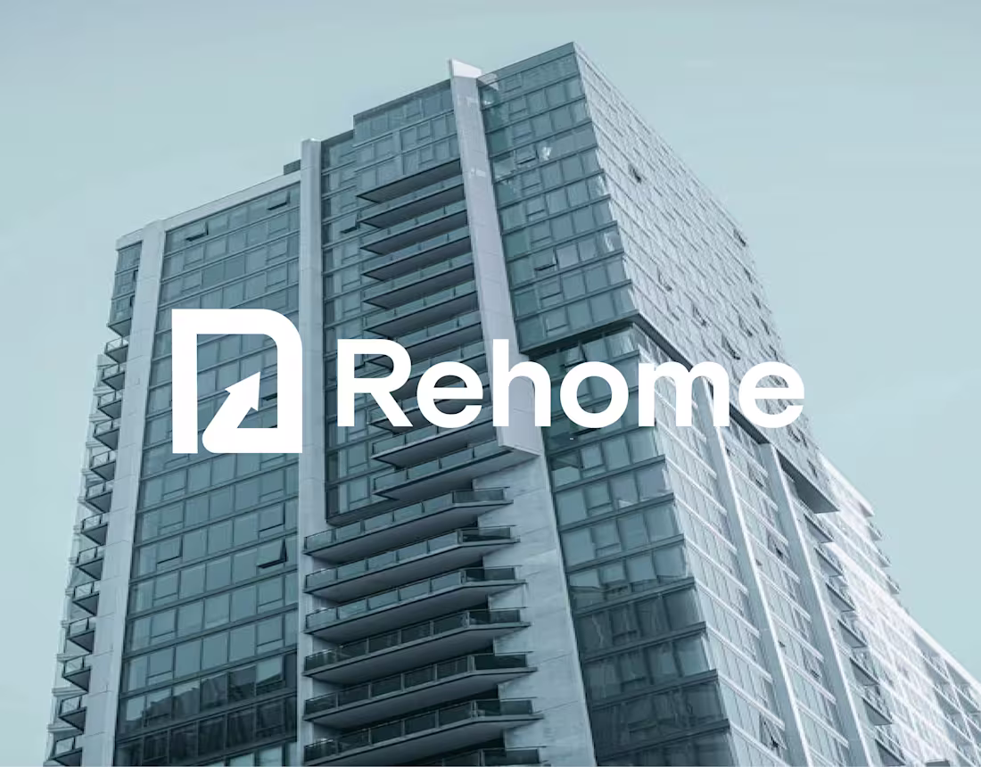 Cover image for Rehome real estate brand identity