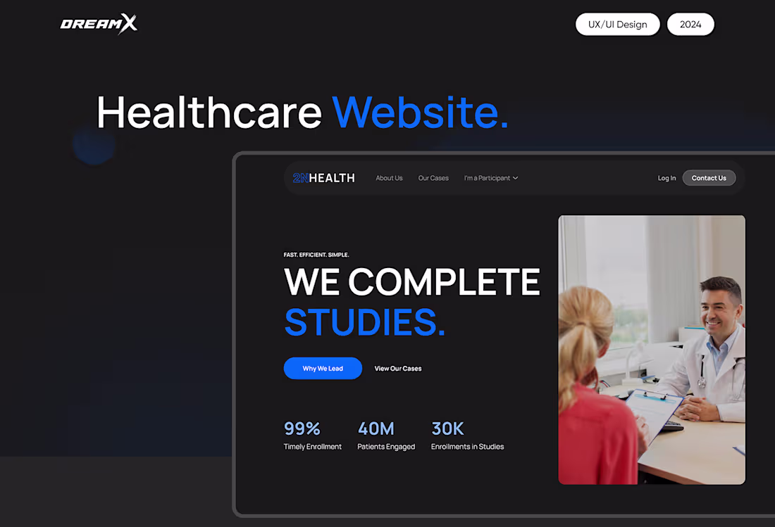 Cover image for Healthcare Website - 2NHealth