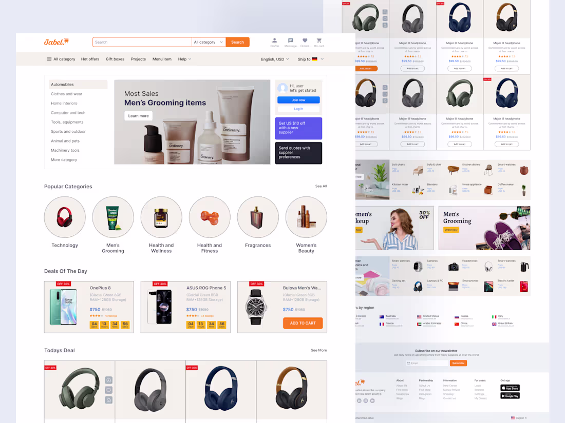 Cover image for E-commerce Website Product Page Design