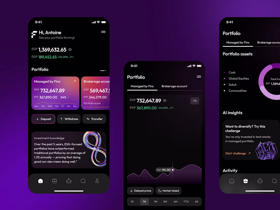 Cover image for FinTech Mobile App Design