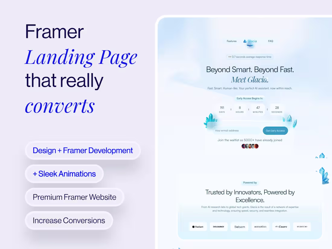 Cover image for Framer Landing Page That Really Converts (Sleek Animations) 🌟