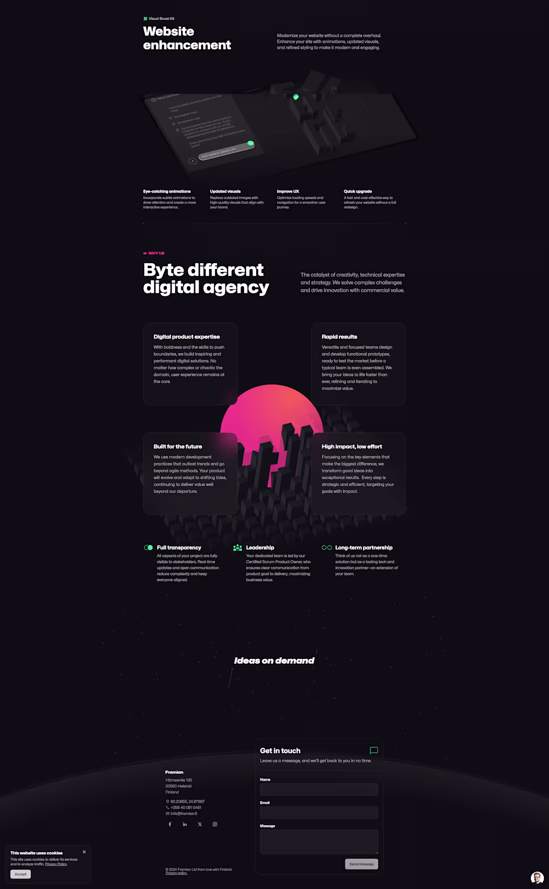 Cover image for Framian Ltd - software and design consultancy