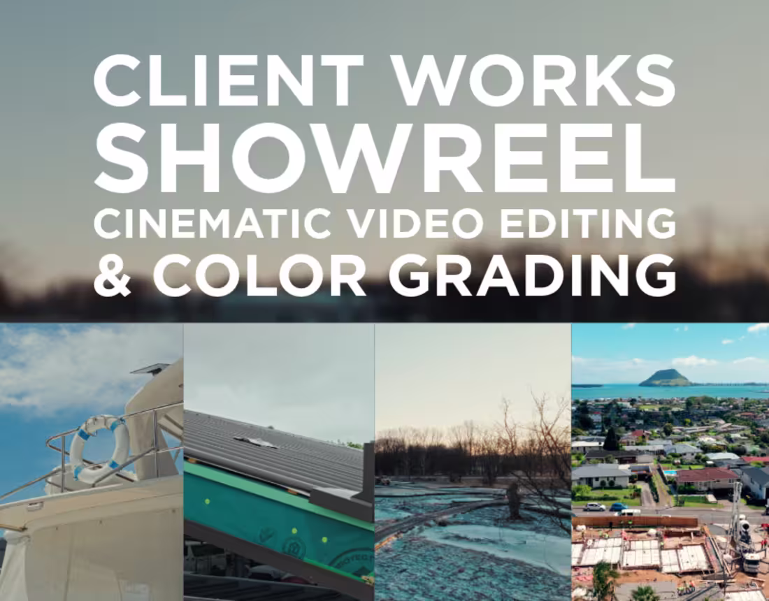 Cover image for Client Works Showreel September - November 2025