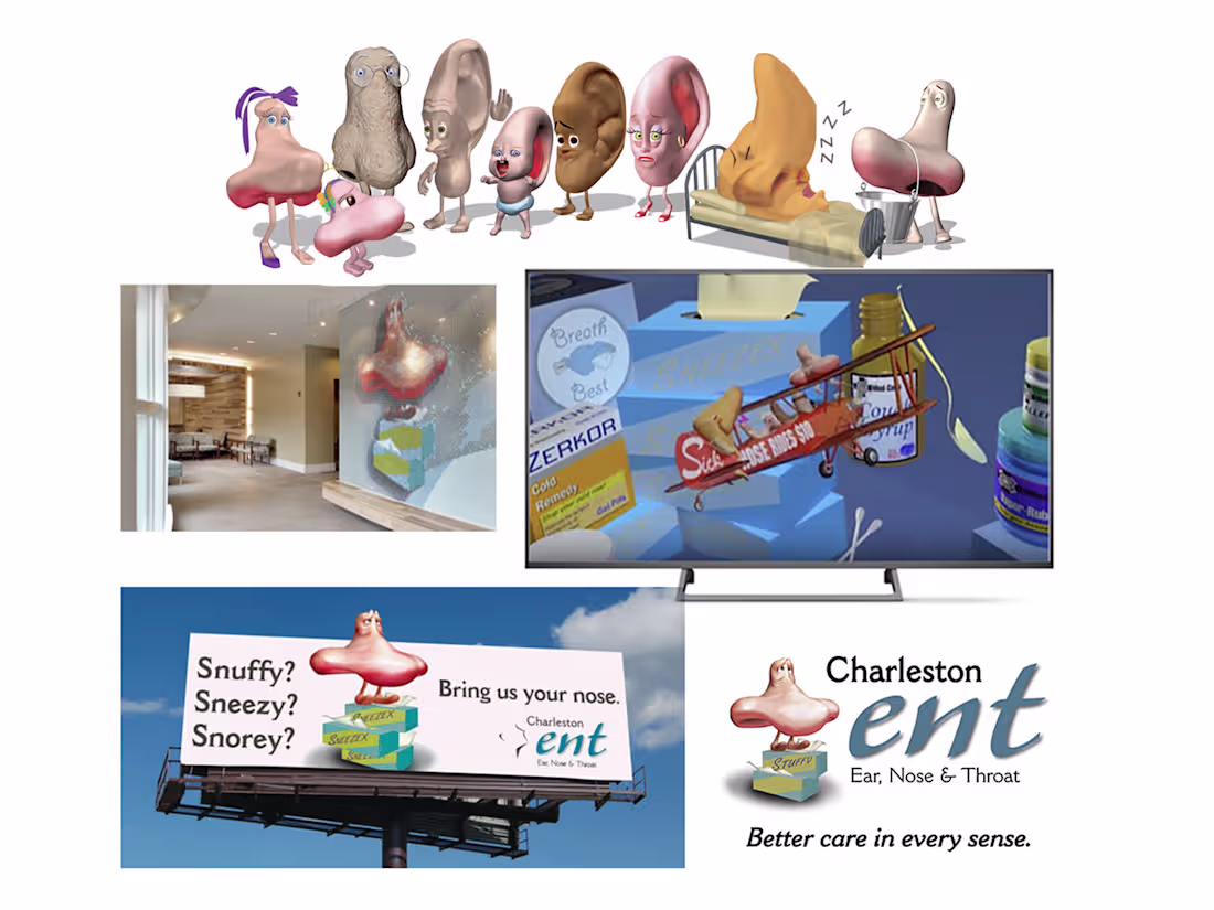 Cover image for Charleston ENT "Talking Noses and Ears"