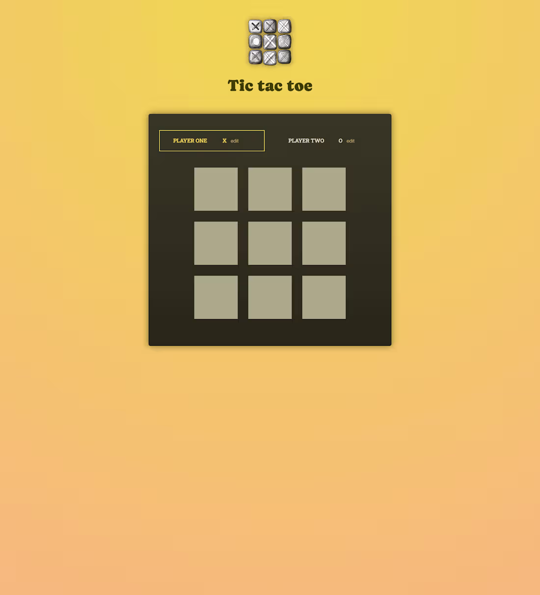 Cover image for Tic tac toe game