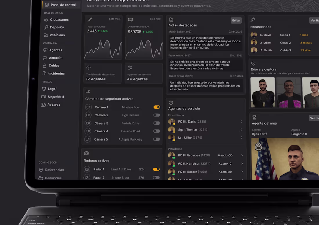 Cover image for Police Dashboard · Product Design
