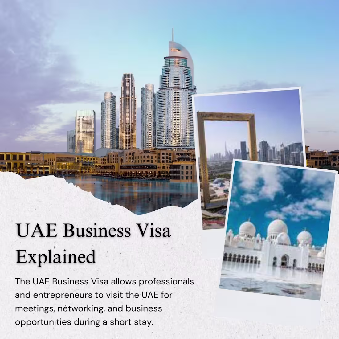 Cover image for 🔍 UAE Business Visa Explained