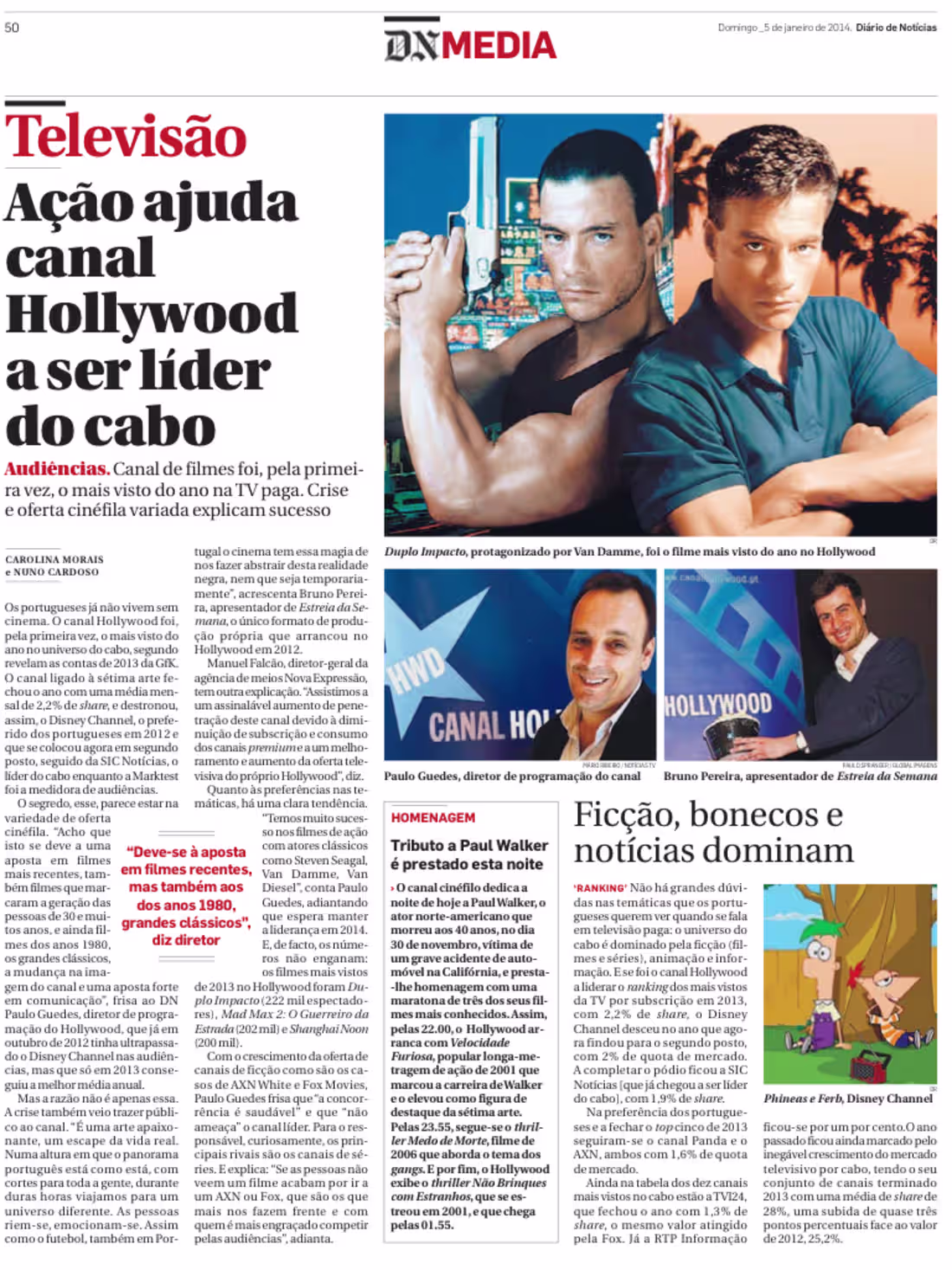 Cover image for At Hollywood Channel — the leading movie and entertainment T...