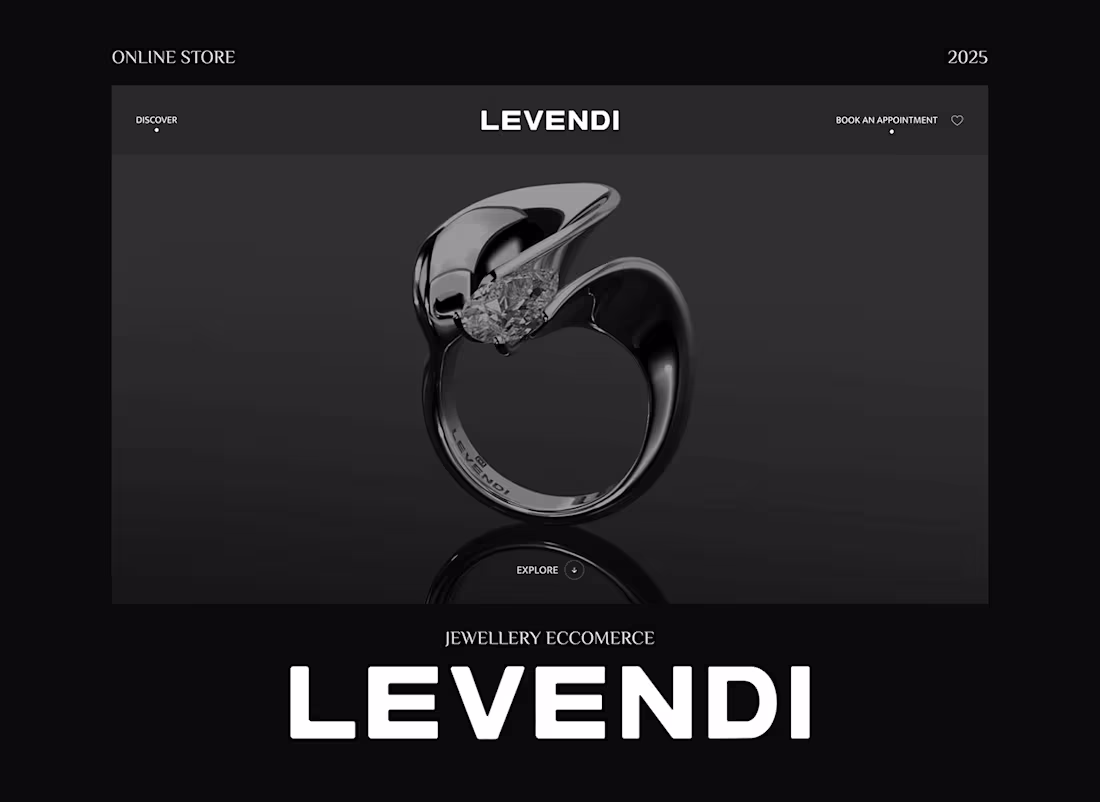 Cover image for Levendi - E-shop designed for Jewelry founded in 1967