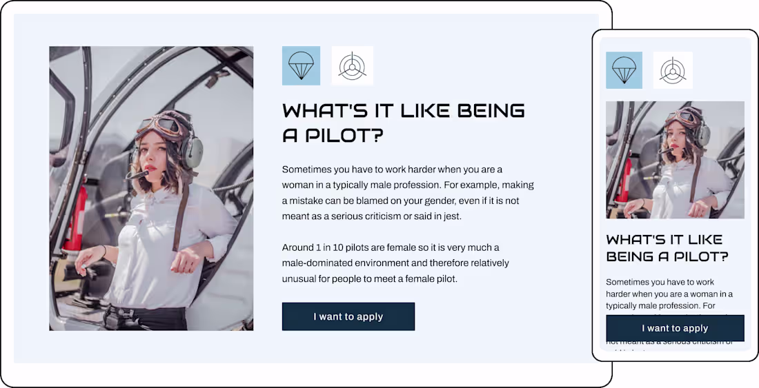 Cover image for SPHAIR - Aviation career assessment and training website