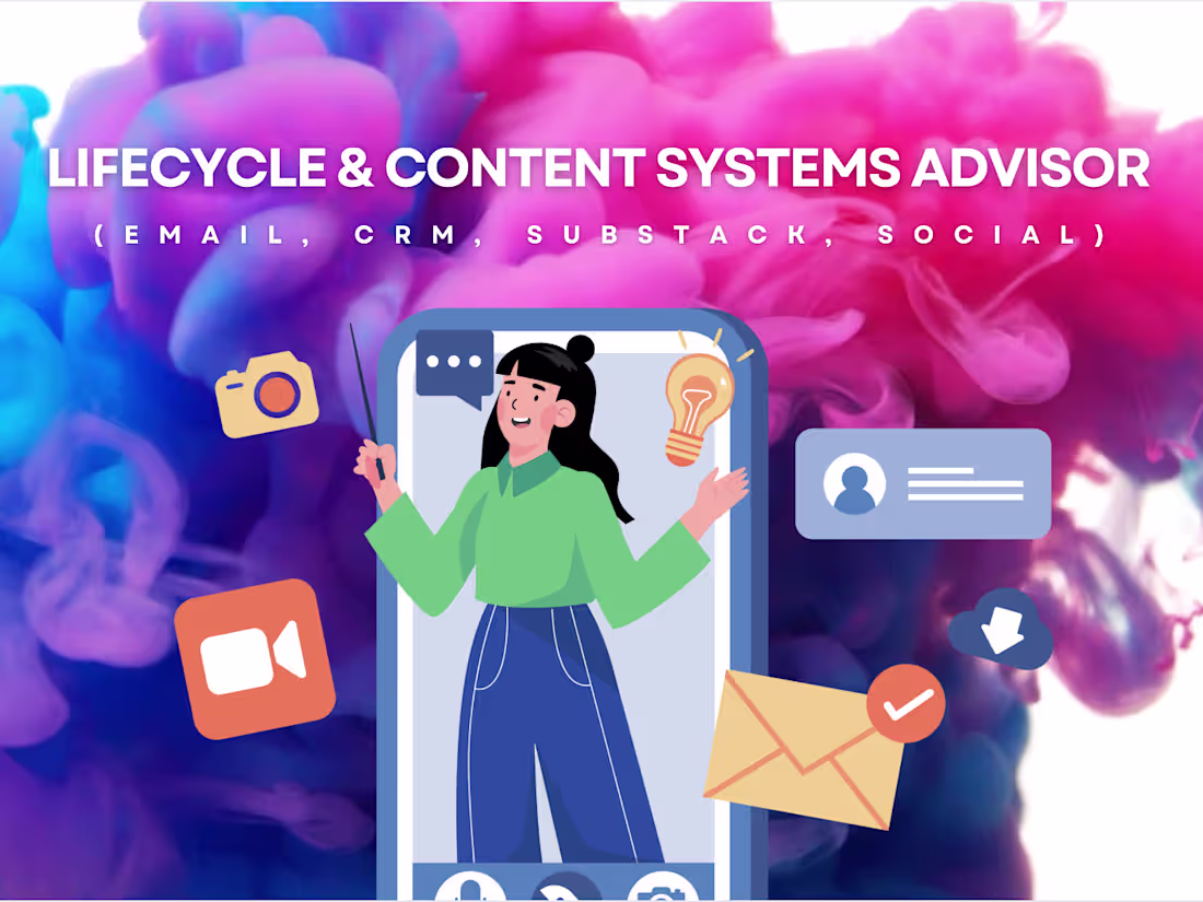 Cover image for Lifecycle & Content Systems Advisor (Email CRM Substack Social)