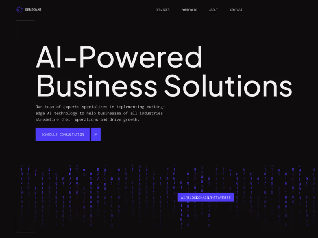 Cover image for Sensonar.ai | Website Design & Development