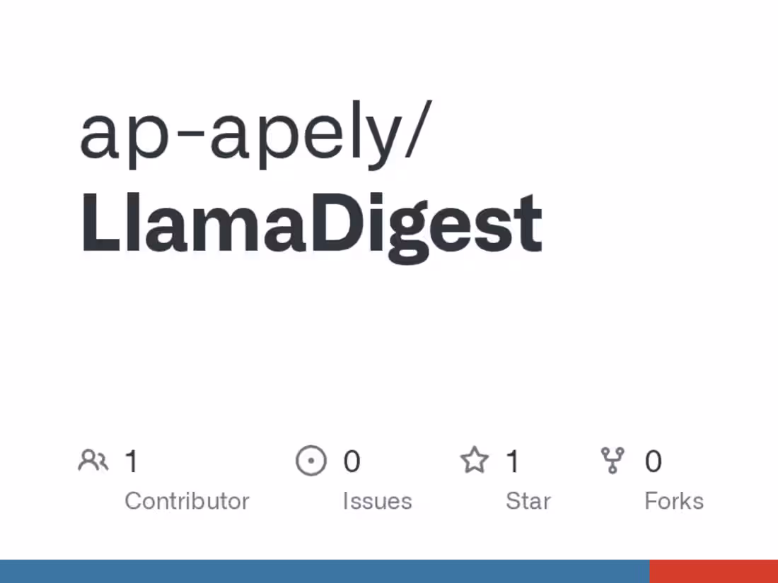 Cover image for LlamaDigest: Text Summarization API