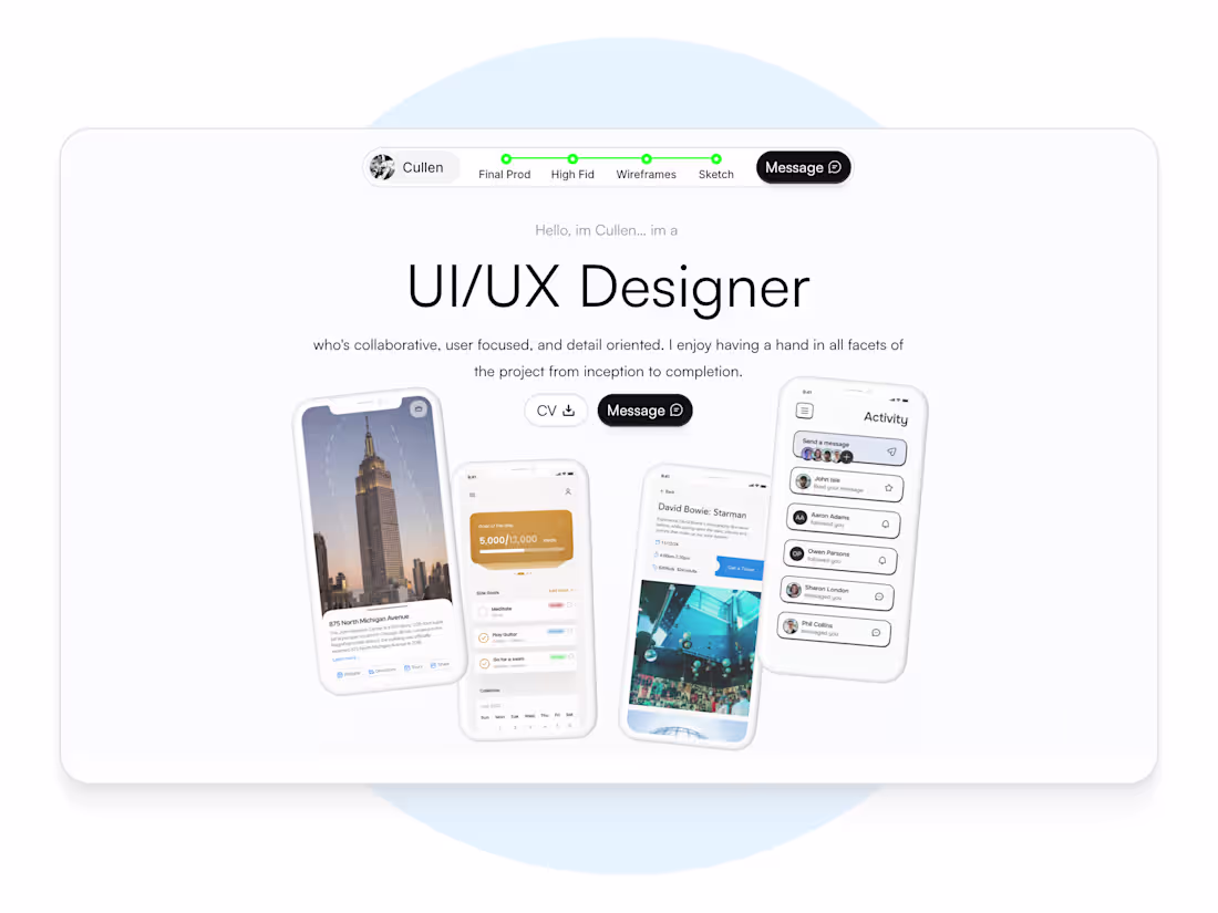 Cover image for Personal Portfolio (Framer Website)