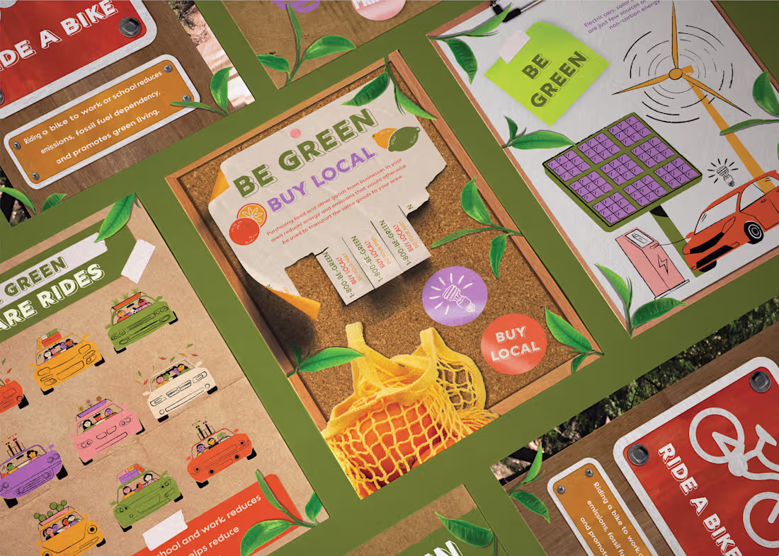 Cover image for Go Green AD Design Concept