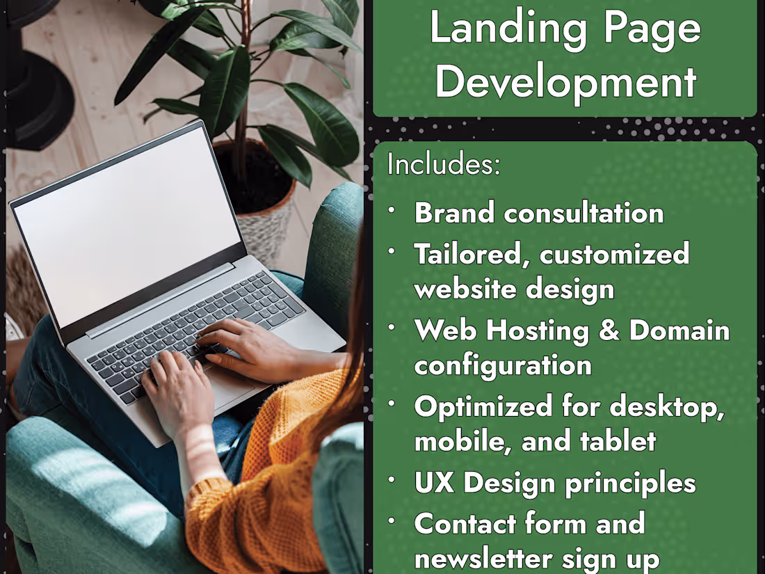 Cover image for Stunning Landing Page to Begin Establishing Your Online Presence