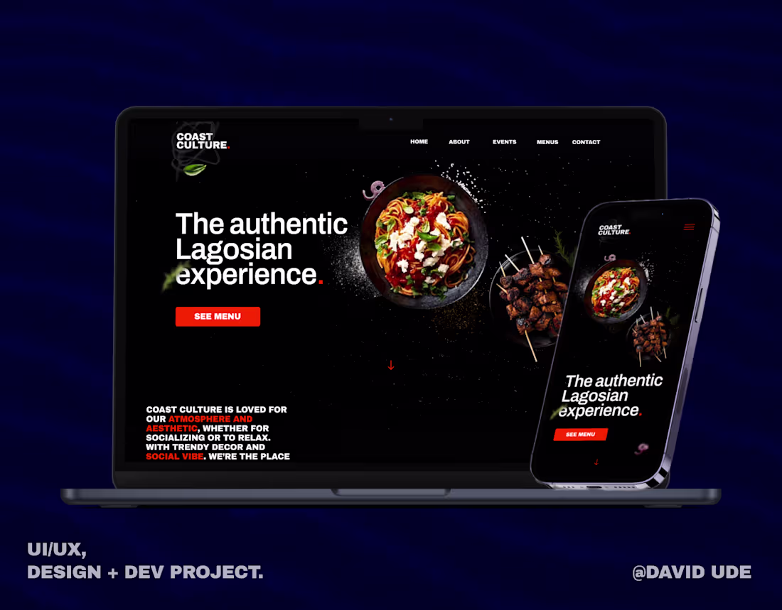 Cover image for Web Design and Branding Project, end-to-end.