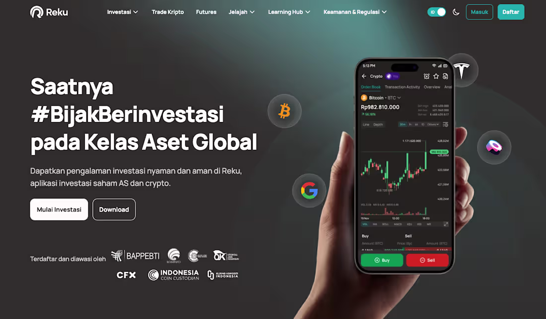 Cover image for Mobile Trading App Development for Reku.id
