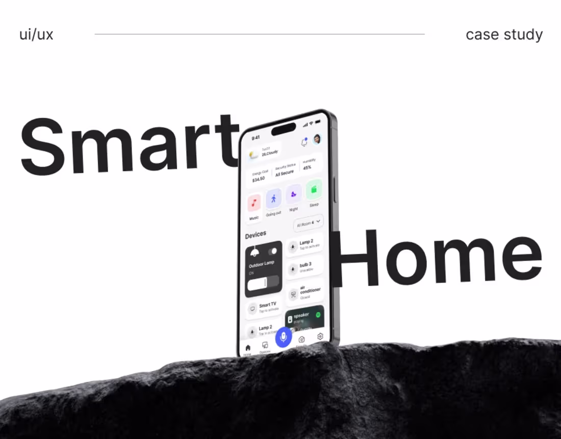 Cover image for Smartify: smart home app ux design
