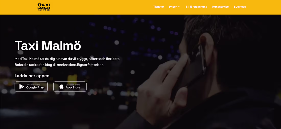 Cover image for Taxi Malmö, a key player