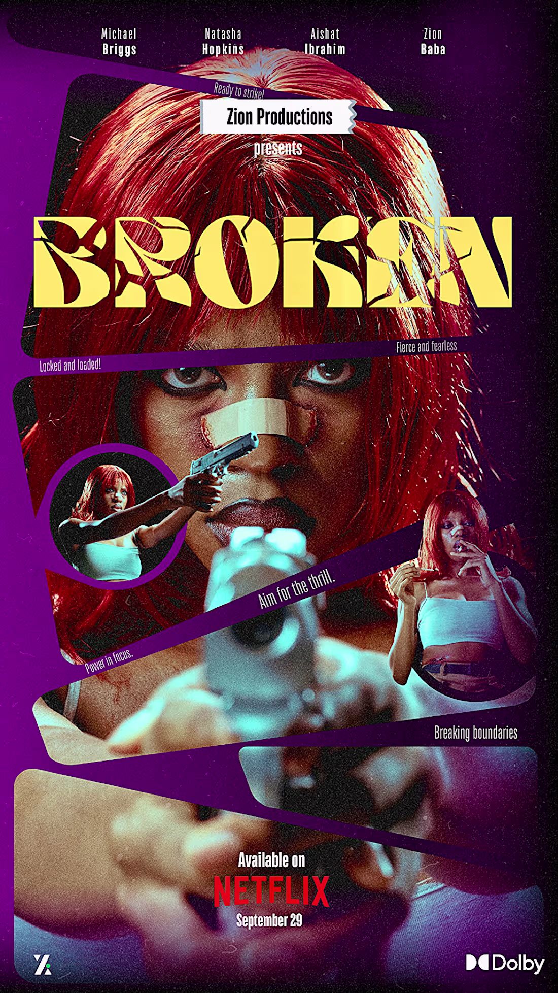 Cover image for Movie cover for Broken :: Behance