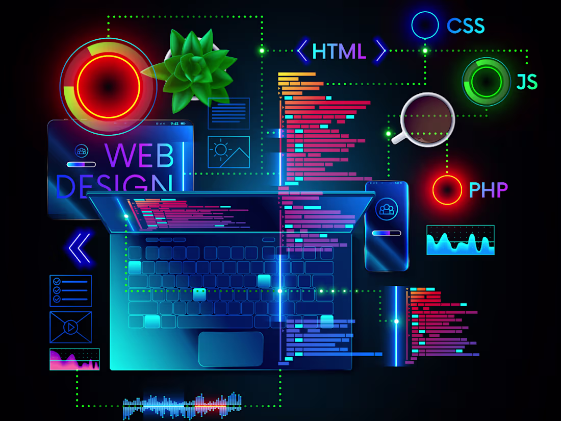 Cover image for Webdesign, Web development, Backend