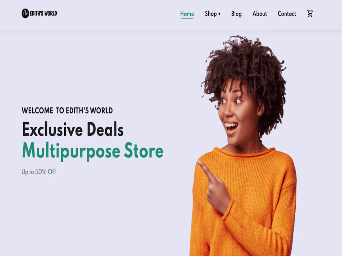 Cover image for Edith's World