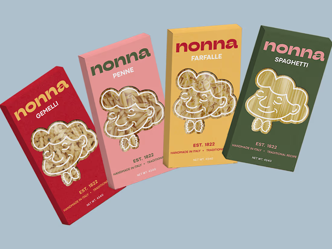 Cover image for Logo & Packaging // Nonna Pasta