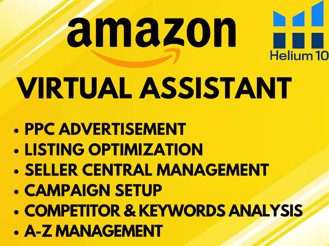 Cover image for setup, manage and optimize your amazon PPC campaigns
