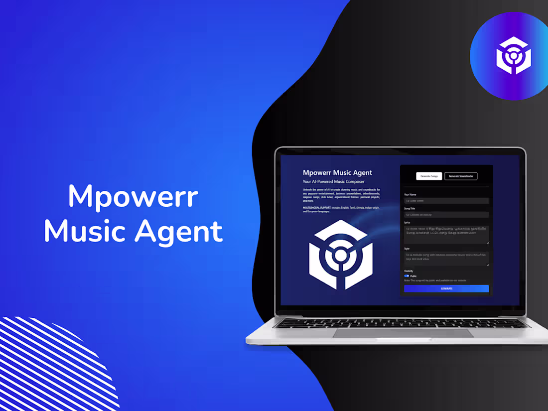 Cover image for Mpowerr Music Agent