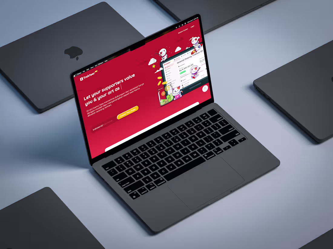 Cover image for Trakteer Landing Page | Indonesia Social-Creative Platform